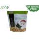 Resealable Pouch Packaging For Sea Salt Peanuts , Silver k Foil Bag Pouches 4.5 Oz