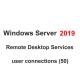 50 USER Windows Server 2019 Remote Desktop Services 512 MB Min RAM