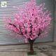 UVG CHR036 pink silk trees with artificial peach blossom for indoor wedding decoration