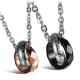 New Fashion Tagor Jewelry 316L Stainless Steel couple Pendant Necklace TYGN088