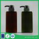 empty cosmestic bottle 450 ml Cosmetic emulsion pump plastic packing bottles for shampoo