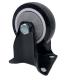 Heavy Duty PU Caster Wheel with Non-Swivel Top Plate 6 Inch