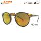 2017 hot sale style round  sunglasses with UV 400 protection lens ,made of plastic