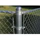 Hot Dipped Galvanized 50 Ft Of Chain Link Fence Zinc Coated Wire Diamond Farm