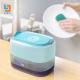 2 In 1 Hand Press Kitchen Soap Dispenser Liquid Dish Washing Sponge Pump