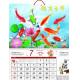 PLASTIC LENTICULAR promotional 3D motion hanging calendar 3d animated wall calendar flip 3d lenticular calendar