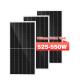 Transparent 450w 500w 540w Mono Bifacial Solar Panel System For Home