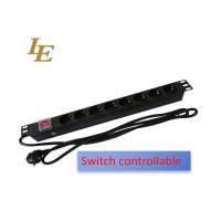 Factory 9 Ways Germany Power Distribution Unit 19 Inch Mounted