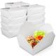 Disposable Salad Packaging Food Containers Kraft Paper Box for Fast Foods and Takeaway