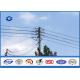 Overhead Transmission Line Steel Utility Pole with Hot dip Galvanization