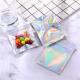 HACCP Holographic Stand Up Pouch Zipper Top Mylar Foil Mini Pouches