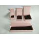 Natural Color Jewelry Paper Boxes Flip Top Bangle Storage With Magnetic Catch