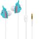 PVC Customized Promotional Gifts Cartoon Unicorn Earphone Wired Stereo Animal Shaped