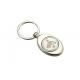 29g Ellipse Shopping Car Coin Metal Keychain Holder Zinc Alloy Keyring