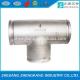 Equal Cross Stainless Steel Grooved Fittings Rustproof Zinc Plated Surface