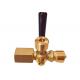 Brass 3 Way Cock Valve With 1/2' Bsp Inside And Outside Threads