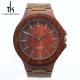 Wood Dial Japan Quartz Minimalist Leather Watch Moon Phase Heart Rate Monitor