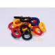 Split Ring Flat Weld Plastic Wrist Coil Badge Accessories Various Colours