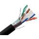 Stranded Data FTP Cat6 Cable PVC HDPE 4 Pairs 0.57mm Copper