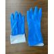 M 70g Blue Color Tensile Kitchen Cleaning Gloves For Table