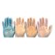 Folded Plastic Disposable Poly Gloves Lightweight For Hair Salon