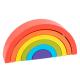 1.2in Arch Wooden Rainbow Stacker Large Natural Wood Block Set