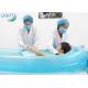 Eco Friendly PVC Medical Inflatable Bathtub Smart Heating Battery Charging