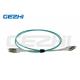 LC OM3 MPO Fiber Optic Patch Cord PVC / LSZH Jacket For Telecom/Data Center fiber optic patch cord