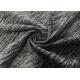 180GSM Stretchy 92% Polyester Warp Weft Knitting Fabric For Yoga Wear Heather Grey