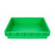 Solid Box Rectangular Plastic Turnover Crate for Customizable Color Food Storage