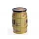 Barrel Shape Coffee Tin Cans 750ml Empty Coffee Cans With Lids