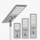 Long Life Span Solar Powered LED Street Light with Remote Control and Light Control