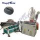 PE Corrugated Pipe Equipment With Water Cooling Method And Screw Speed 0-74rpm