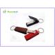 Retail Genuine 32GB Rectangle Leather USB Flash Disk Pen Drive Memory Stick