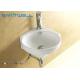 Colored Wall Hung Basin ceramic sink product 340*340*140 mm size