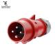 16 amp CE certificated 4 pole industrial equipment installation fitting Connector for aviation and dock