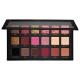 18 Colors Satin Finish Paper Eyeshadow Palette With Clear Window