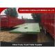 3 Axle 20ft 40ft Container Transport Flatbed Container Trailer / Flatbed Semi Trailer