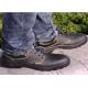 Dustproof ESD PU Leather Rubber Sole Safety Shoes For Mens