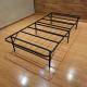 Black Steel Wire Folding Single Bed Base with Convenient Foldability