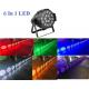 18PCS 12W  LED Disco Lights / Dmx512 LED Light Club RGBWA UV 6 In 1 LED Color