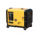 Home Diesel Powered Portable Generator Portable Size 5000 Watt Soundproof