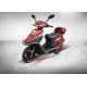 72V 1000W 20AH Lead - Acid Battery Powered Motor Scooter With Rear Box