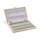 medical science subject and biology prepared microscope slides packed in a plastic box for education--91 pieces
