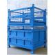 Logistics 4 Layer Stacking 6.4mm wire Metal Pallet Box