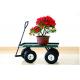 PP Wheel Danish Flower Trolley Seedling Cart Hot Galvanizing