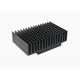 Bright Black Anodized Extruded Heat Sink Industrial Aluminium Profiles 6063-T5