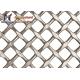 Grey Architectural Woven Wire Mesh 12mm Crimped Stainless Steel Square Mesh