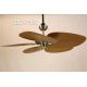 Villa Exotic Malaysia 5 ABS Plam Blades Decorative Remote Ceiling Fans