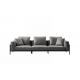 OEM Semi Leather Sofa Set Classic Living Room Furniture Couch